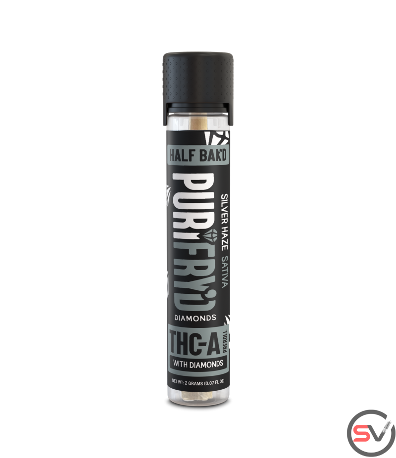 HALF BAKD THC-A PURIFRY'D 2G PREROLL WITH DIAMONDS